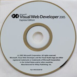 Vintage - Microsoft Visual Web Developer 2005 Express Edition